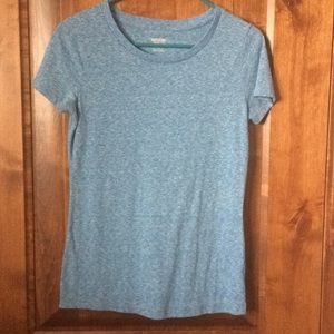 Blue crew neck tee